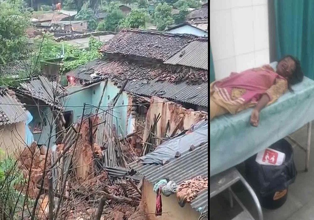 बारिश से गिरी मकान की दीवार, मलबे में दबने से मासूम बच्ची की मौत, परिवार के 6 लोग घायल