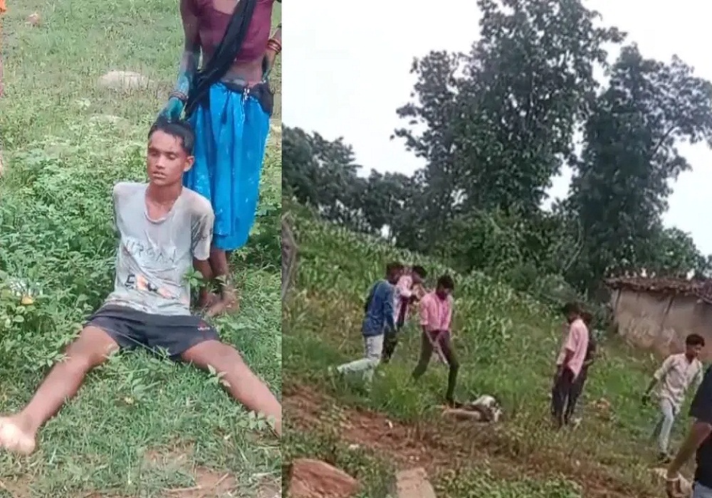 विसर्जन के दौरान बवाल, दर्जनभर युवकों ने 1 युवक को दौड़ा-दौड़ाकर पीटा, जमकर बरसाए लात-घूसे, VIDEO वायरल