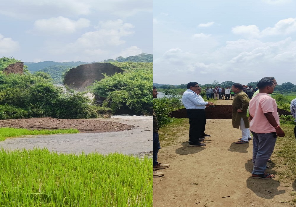 35 साल पुराना गेरसा बांध टूटा… कई एकड़ धान की फसल नष्ट, ग्रामीणों ने विभाग पर लापरवाही का लगाया आरोप