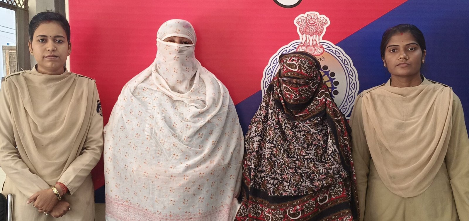 बसंतपुर पुलिस द्वारा गिरफ्तार की गई जमीन धोखाधड़ी प्रकरण की महिला आरोपी।