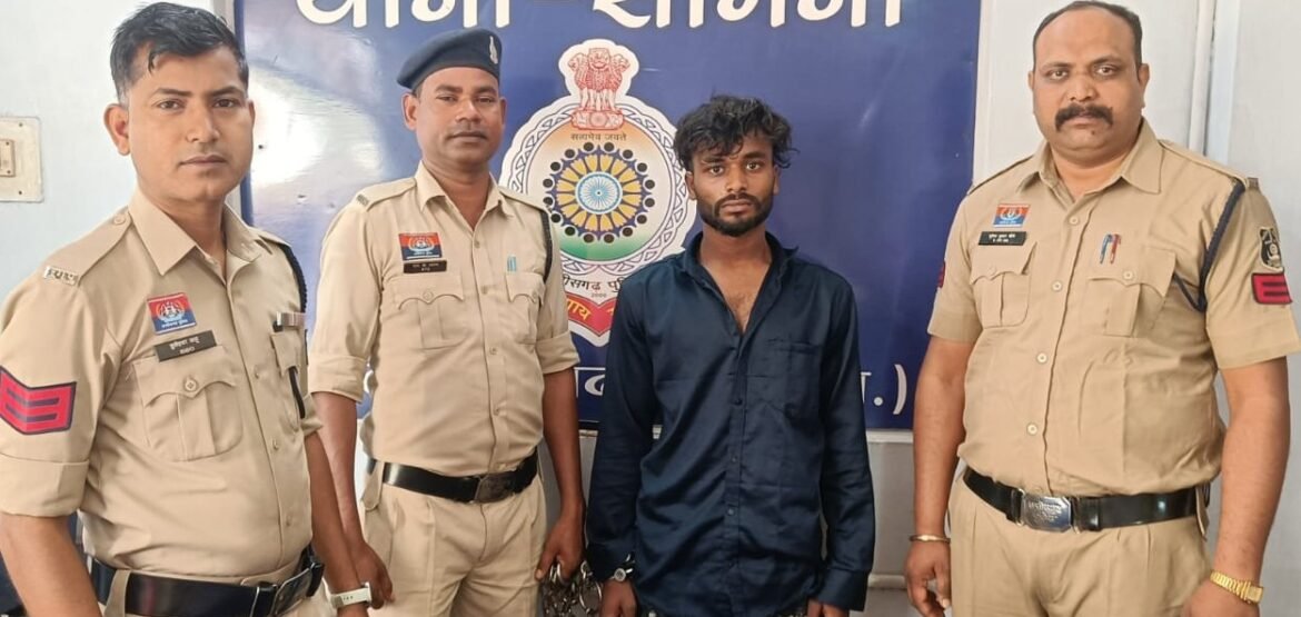 चाकू मारने के आरोपी को सोमनी पुलिस ने गिरफ्तार किया