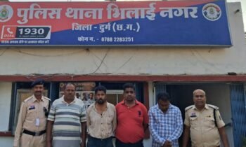 भिलाई में अवैध सट्टा करते आरोपी गिरफ्तार