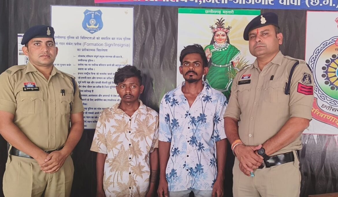 शिवरीनारायण पुलिस द्वारा डकैती मामले में आरोपी की गिरफ्तारी