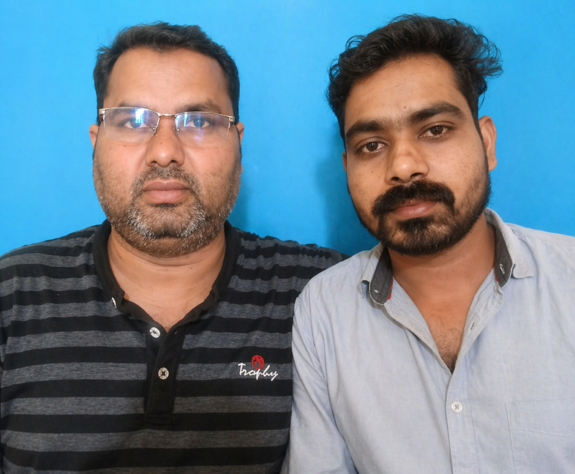 नौकरी दिलाने के नाम पर ठगी के आरोपी पुलिस गिरफ्त में