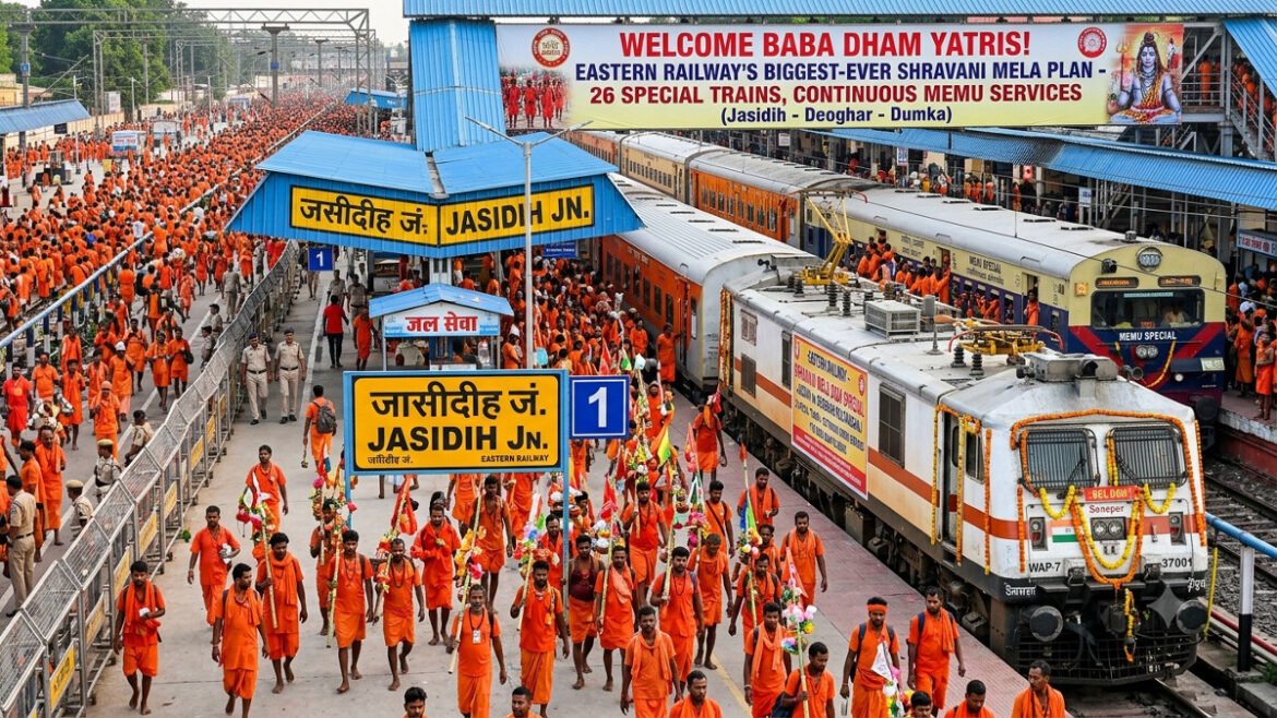 रायपुर-दुर्ग से सावन में बाबा धाम श्रावणी मेला के लिए चलेगी स्पेशल ट्रेन