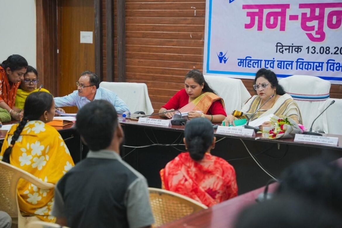 दुर्ग में महिला आयोग की जनसुनवाई, दहेज प्रताड़ना में FIR के निर्देश