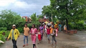 दुर्ग में भारी बारिश से शिवनाथ उफान पर, 200 घरों में भरा पानी, 764 लोगों का रेस्क्यू, 16 राहत शिविरों में ठहराया